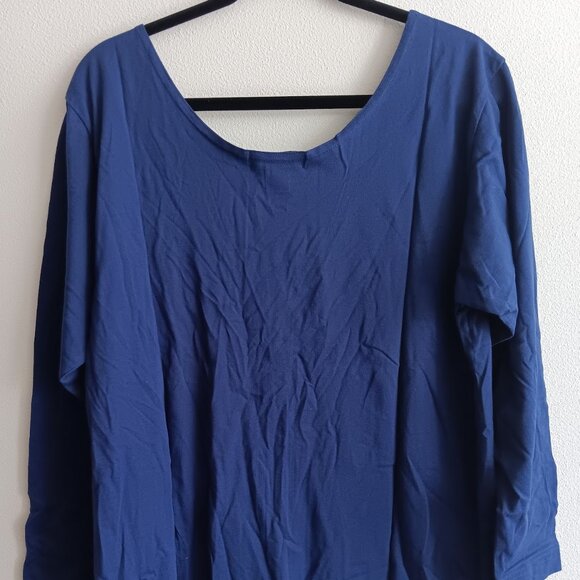 Dark Blue Long Sleeve Shirt from Tweeds - Picture 3 of 3